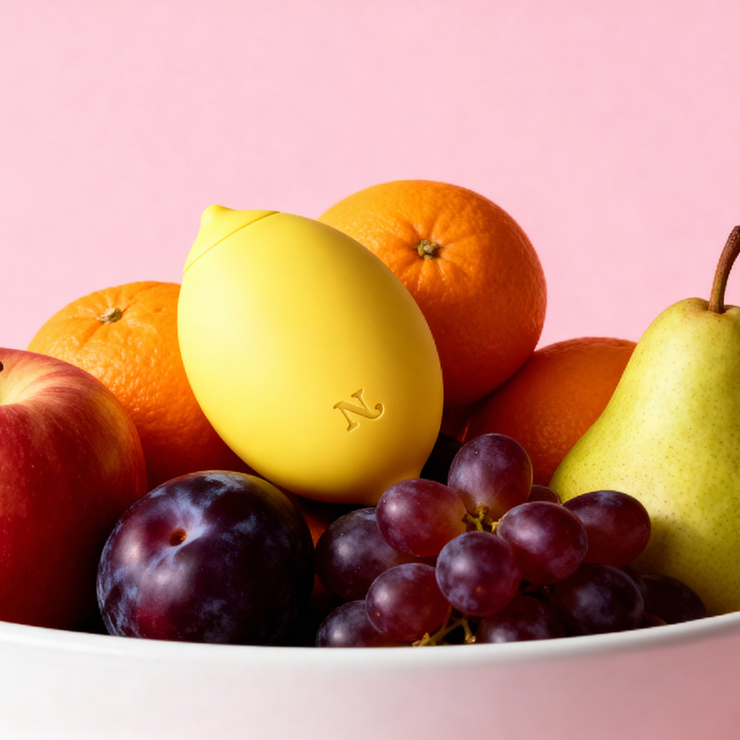 Nancy Lem in fruit bowl — discreet lemon-shaped design blends into any room